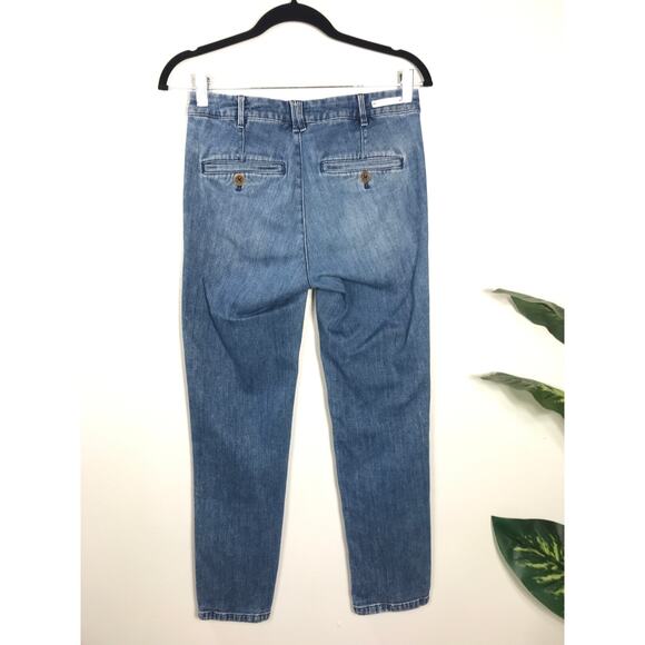 Anthropologie Pilcro Trouser Jeans 26 Blue Capsule Wardrobe Casual Everyday - Picture 2 of 12